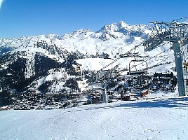 View back down the mountain.