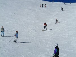 Carla (far left) and Joo (Red jacket)