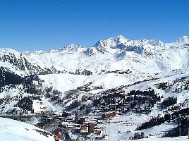 View back to Plagne Centre