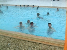Outside pool at Plagne Bellecote