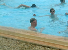 Outside pool at Plagne Bellecote