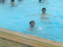 Outside pool at Plagne Bellecote