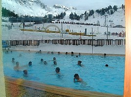 Outside pool at Plagne Bellecote